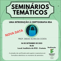 #10696 Uma Introdução à Criptografia RSA