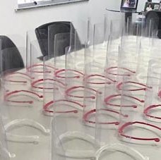 #10875 IFCE campus de Crateús doa máscaras face shield para prefeitura