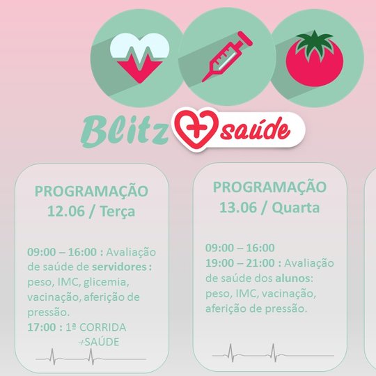 #10953 IFCE Tianguá promoverá Blitz de Saúde
