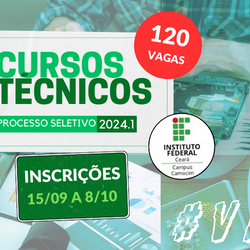 #11215 O IFCE abre processo seletivo dos cursos técnicos para 2024.1
