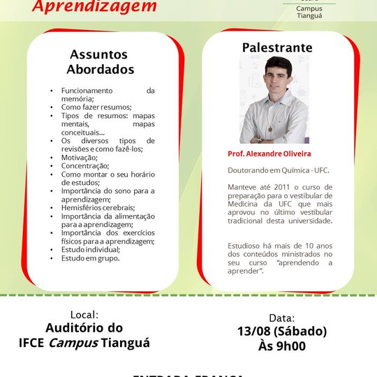 #11244 Campus de Tianguá promove palestra