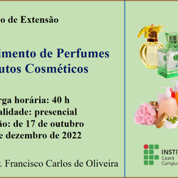 #11368 IF Tianguá abrirá nova turma para curso de desenvolvimento de cosméticos