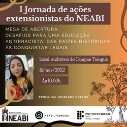 #11733 NEABI promoverá I Jornada de ações extensionistas