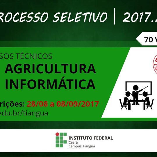 #11783 IFCE campus Tianguá lança edital para cursos técnicos