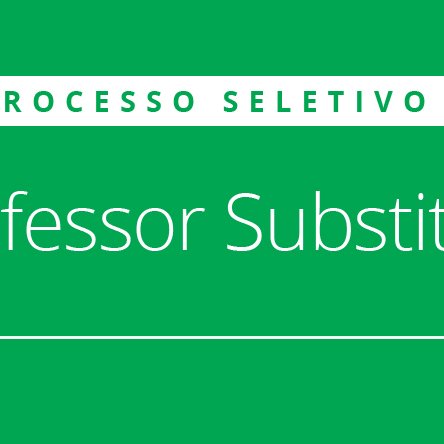 #1204 Morada Nova seleciona professor substituto