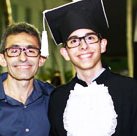 #12553 Pai e filho comemoram conclusão de curso técnico