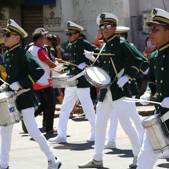 #13782 Banda marcial do campus anima o público no desfile de 7 de setembro