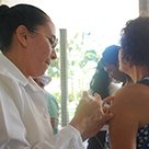 #13884 Equipe realiza campanha de testagem e vacinação contra hepatite
