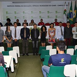 #14724 Novo Grêmio Estudantil toma posse no IFCE Crato