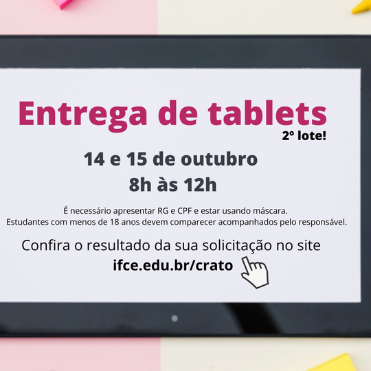 #14833 Campus entrega segundo lote de tablets