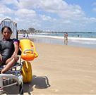 #15270 Alunos com deficiência conhecem o mar em visita à Praia de Iracema