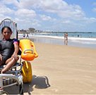 #15301 Alunos com deficiência conhecem o mar em visita à Praia de Iracema