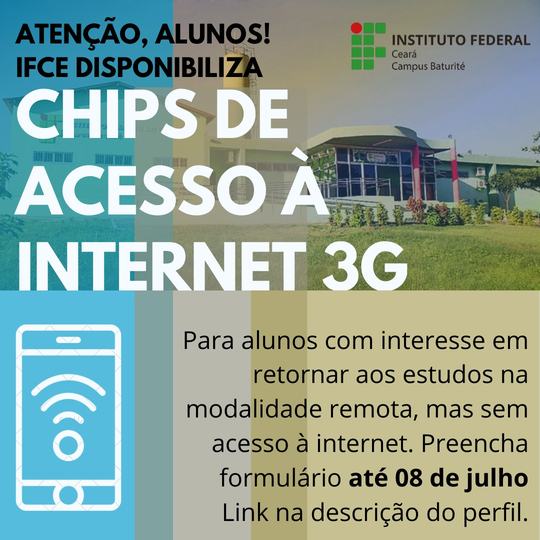 #15733 Campus Baturité dispõe formulário sobre o retorno de atividades remotas