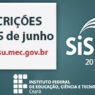 #15768 Canindé abre 135 vagas no Sisu 2018.2