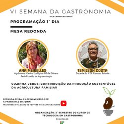 #15774 Campus Baturité promove 6ª edição da Semana da Gastronomia