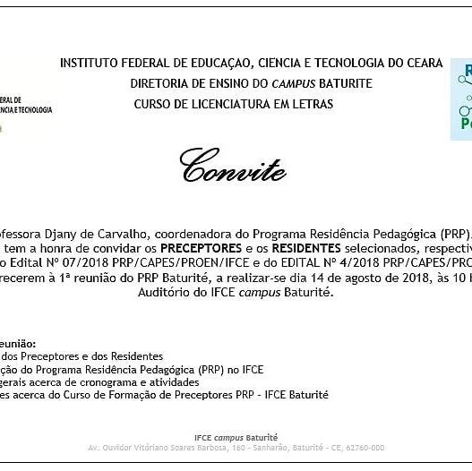 #15888 Programa de Residência Pedagógica realiza reunião