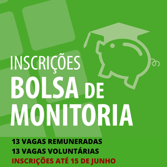 #15962 MONITORIA REMUNERADA
