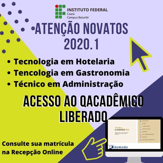 #16039 Campus Baturité: Questionário sobre o ensino remoto está disponível para alunos novatos
