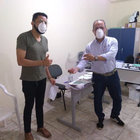 #16048 Baturité entrega máscaras protetoras à Secretaria Municipal de Saúde