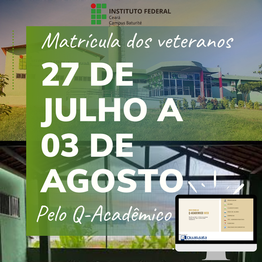 #16212 Campus Baturité abre período de matrícula para veteranos