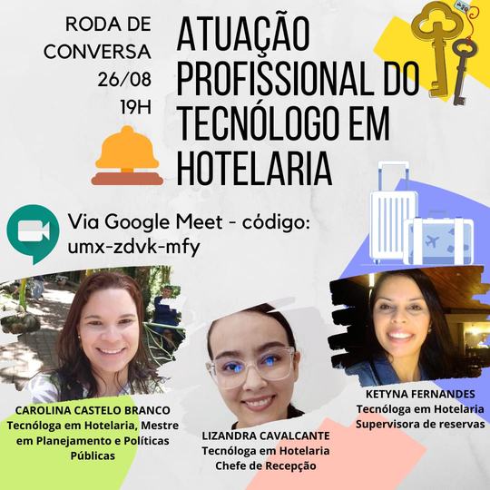 #16298 Baturité promove live sobre atuação profissional do Tecnólogo em Hotelaria