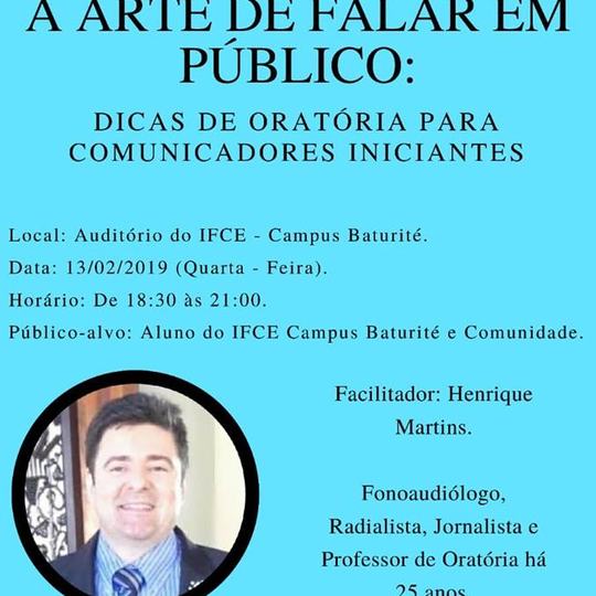 #16330 Baturité promove palestra sobre Comunicação e Oratória