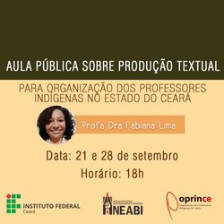 #16335 Campus Baturité promove aulas públicas sobre produção textual