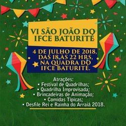 #16371 Baturité promove seu VI São João