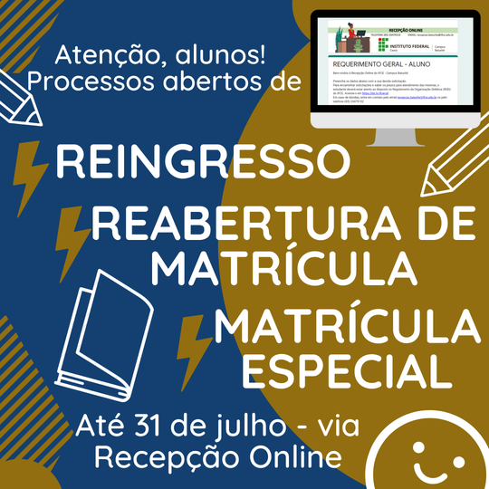 #16378 Campus Baturité abre período para solicitação de matrículas 2020.1