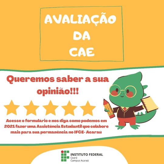 #17101 Avaliação da CAE