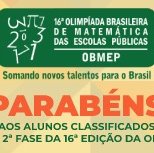 #17222 Cedro tem 31 alunos aprovados para a 2ª fase da Obmep