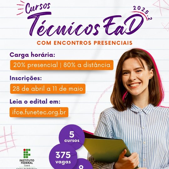 Cursos técnicos ead 2025.2