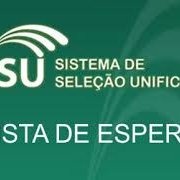 #17540 Divulgado cronograma da lista de espera SISU 2019.2