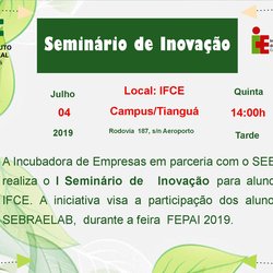 #17787 I Seminário de Inovação