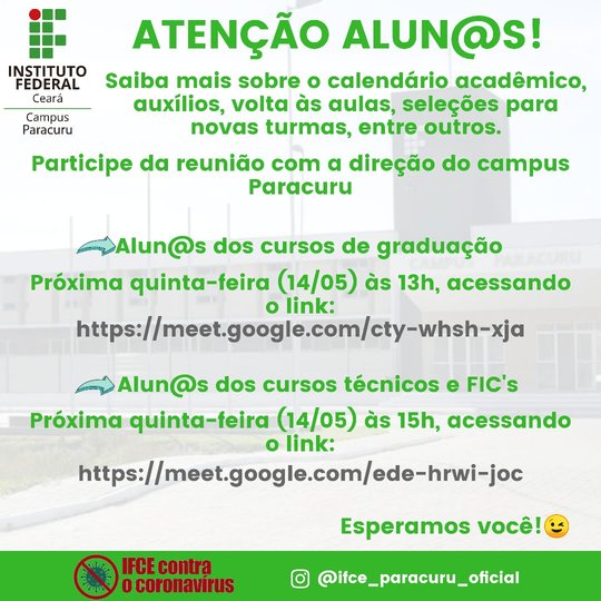 #17897 Paracuru realiza reunião virtual com direção