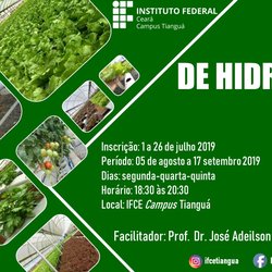 #18161 IFCE lança curso de cultivo hidropônico