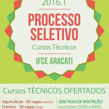 #18539 Campus de Aracati abre vagas para cursos técnicos