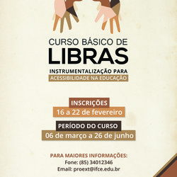 #19813 Pró-reitoria de Extensão promove curso básico de Libras