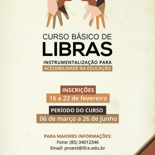 #19813 Pró-reitoria de Extensão promove curso básico de Libras