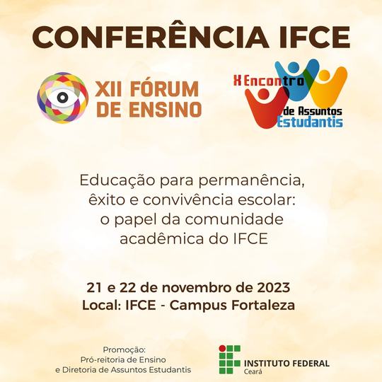 #19815 IFCE promove conferência em prol da convivência acadêmica