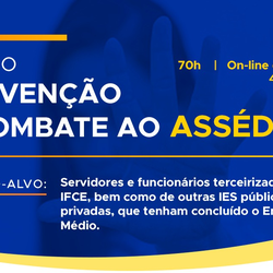 #20170 IFCE lança curso de Prevenção e Combate ao Assédio