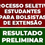 #2254 Sai resultado preliminar do edital de bolsas de extensão em Cedro