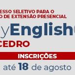 #2302 Aberta inscrição para curso de Inglês em Cedro
