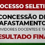 #2353 Resultado final do edital de afastamento em Cedro