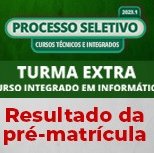 #2431 Divulgada pré-matrícula da turma extra de Informática