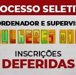 #2460 Programa Mulheres Mil divulga inscrições deferidas em Cedro