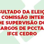 #2536 Sai resultado preliminar da eleição de comissão interna em Cedro