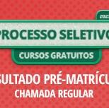 #2723 Sai resultado da pré-matrícula da chamada regular em Cedro