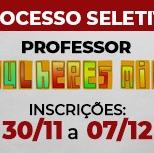 #2957 Programa Mulheres Mil seleciona professor em Cedro