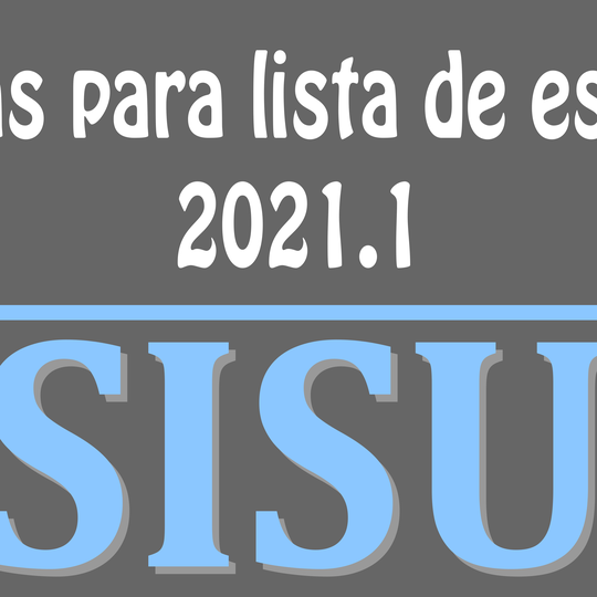 #3333 Informações SISU 2021.2